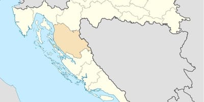 Сіни Хорватія карта