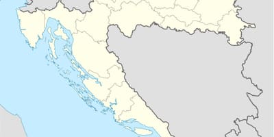 Карта Хорватії в автономному режимі