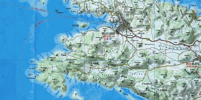 Карта корчула Хорватія